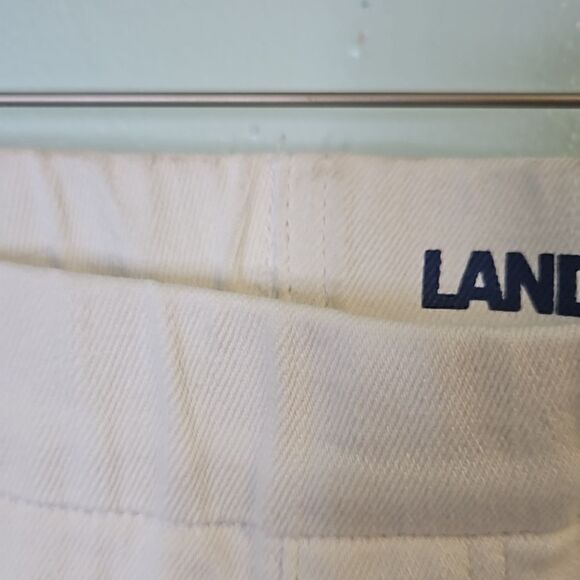 Lands' End high waisted white jeans. Size 16. - Picture 5 of 7